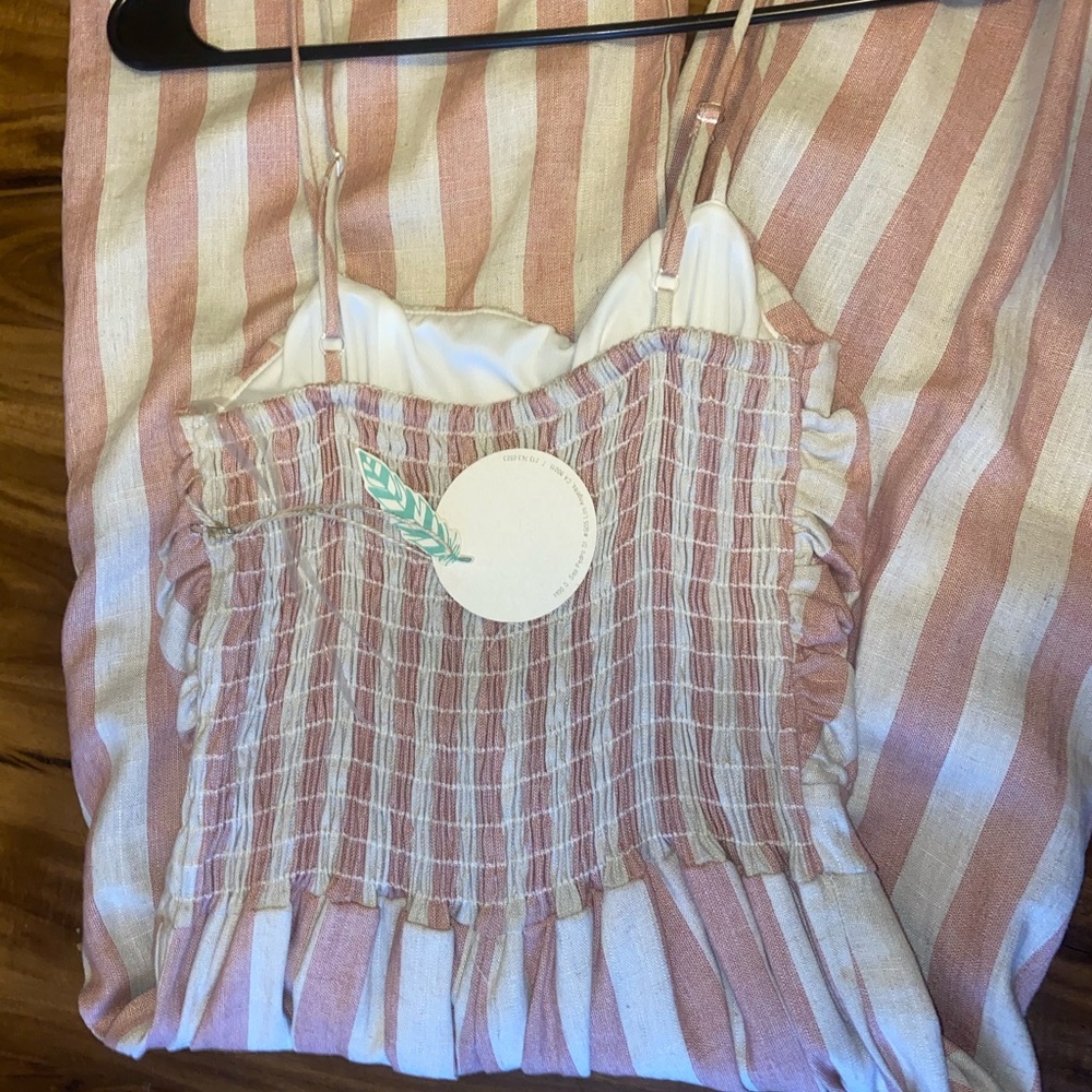 Mauve striped jumper